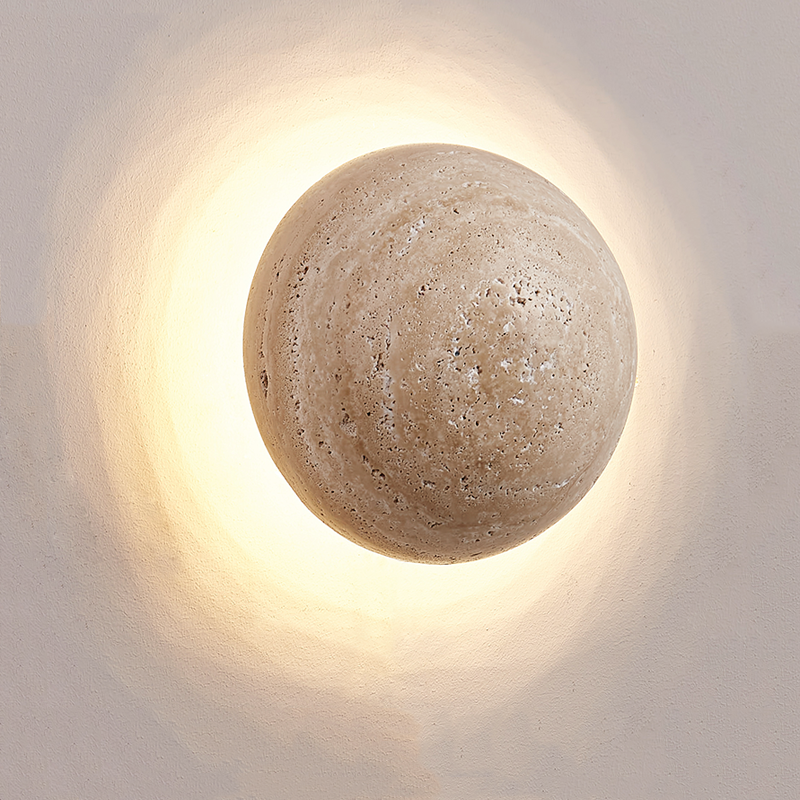 Cremefarbene Wandleuchte | Skandinavischer Stil