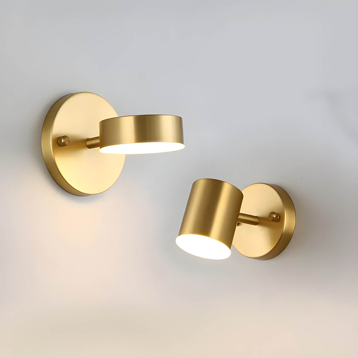 Kupfer-Wandleuchte im Nordic-Design