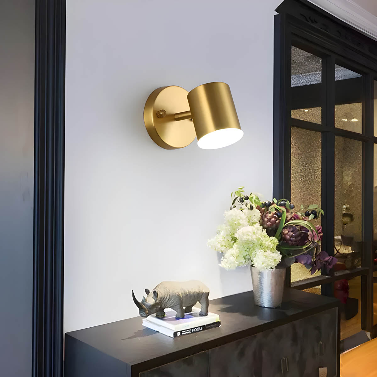 Kupfer-Wandleuchte im Nordic-Design