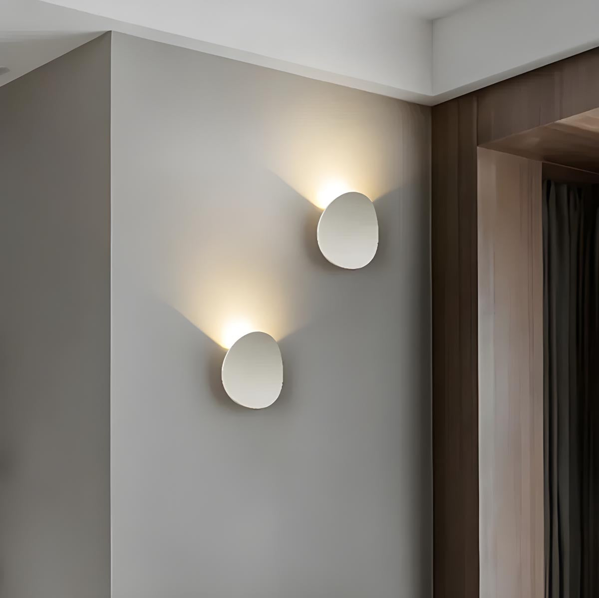 Stylische LED-Wandleuchte mit Dämmerungssensor – Ambiente Beleuchtung
