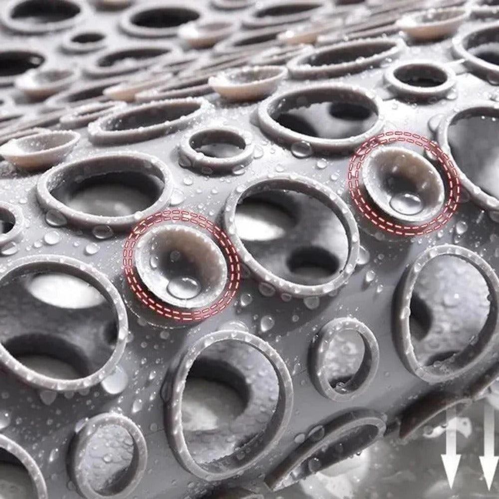 Rutschfeste Duschmatte mit Saugnäpfen – Sicherer Halt für die Dusche