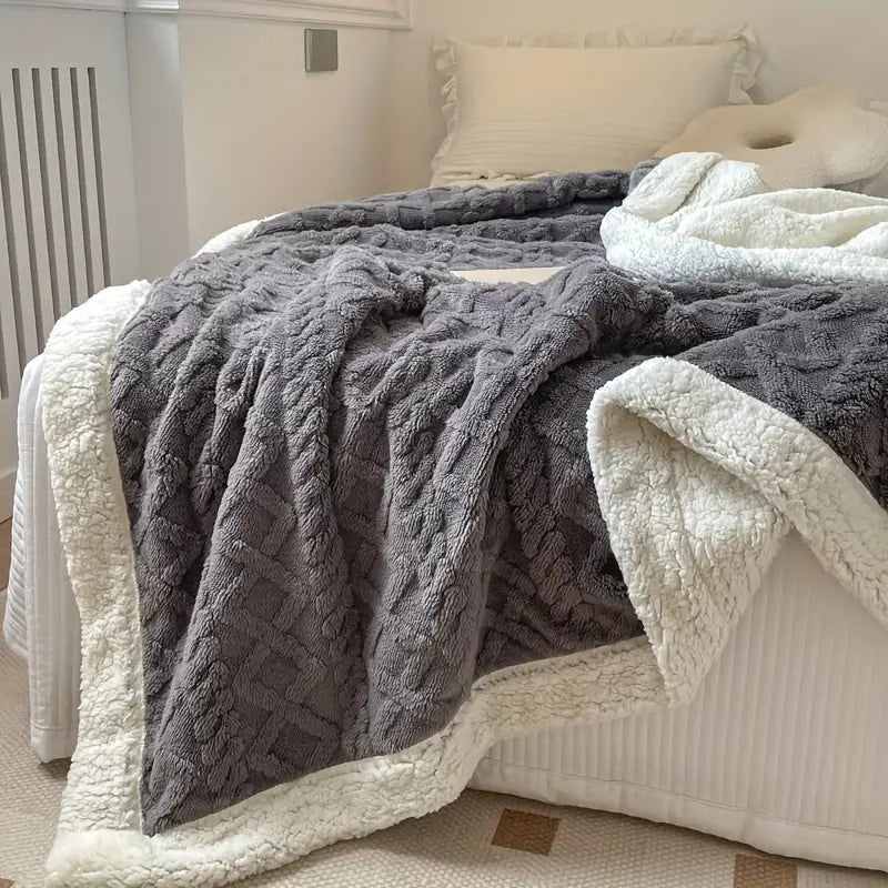 Kuschelige Sherpa Decke Snuggle