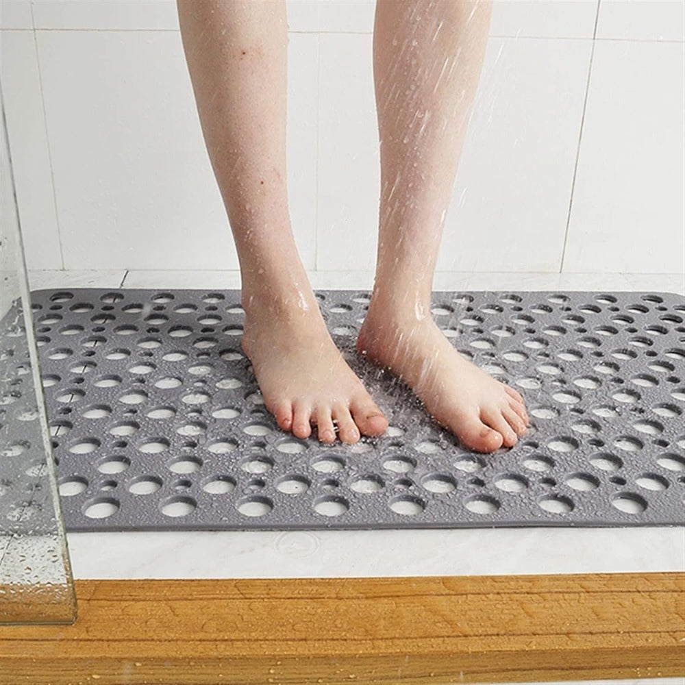 Luxuriöse Anti-Rutsch-Duschmatte – Hygienisch, Schimmelresistent mit starken Saugnäpfen