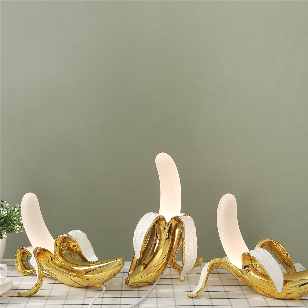 Wunderliche Bananen-Tischlampe