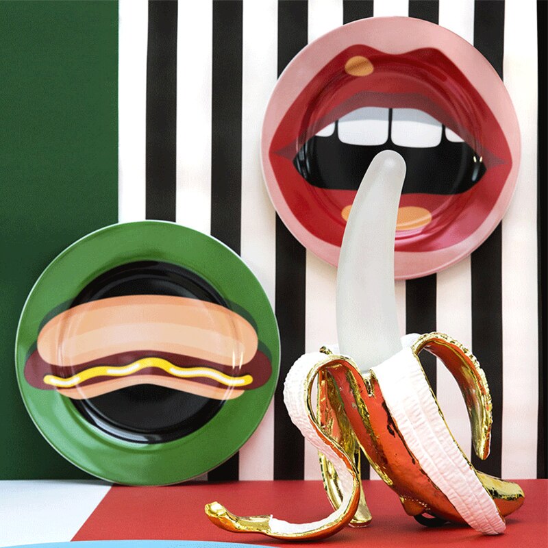 Wunderliche Bananen-Tischlampe
