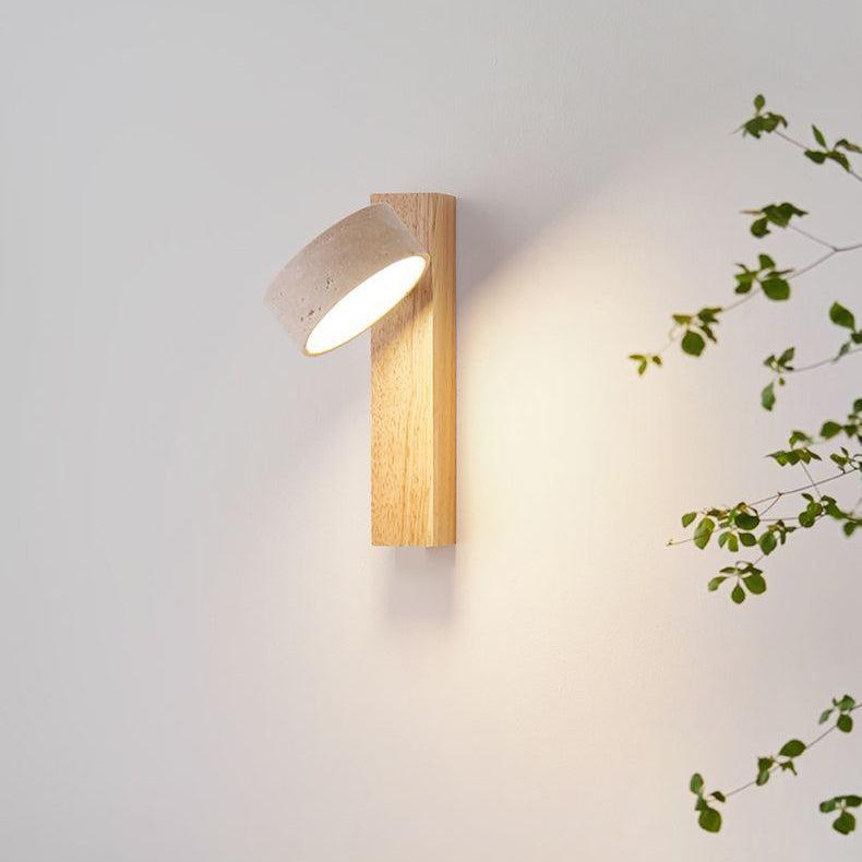 Natürliche Wabi Sabi Wandleuchte