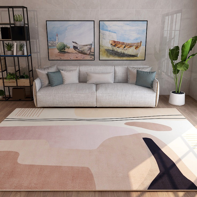 Teppich für Wohnzimmer – Mit Abstrakten Farbblöcken