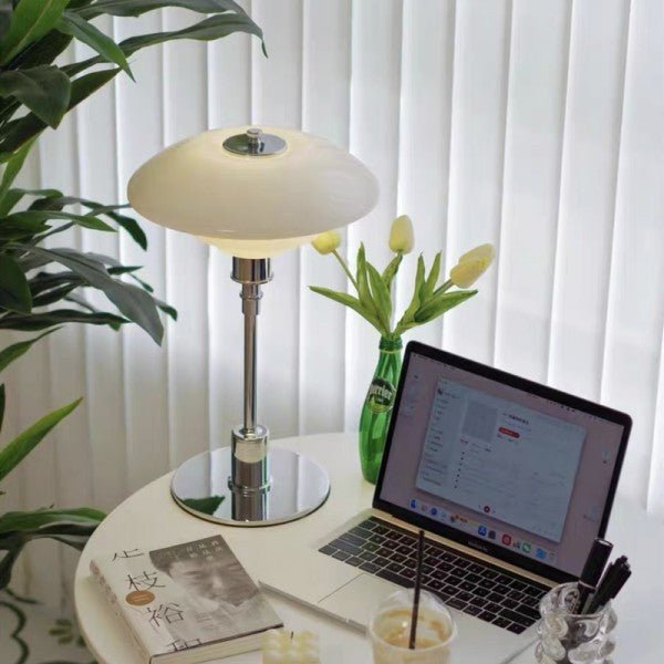 Moderne Disc Multilayer Tischlampe aus Metall