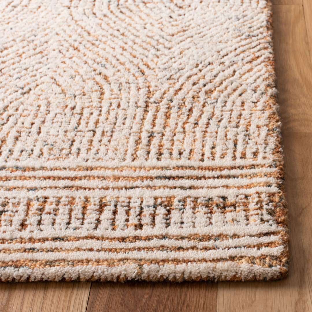 Wohnzimmerteppich – Handgetuftet mit Strukturdesign