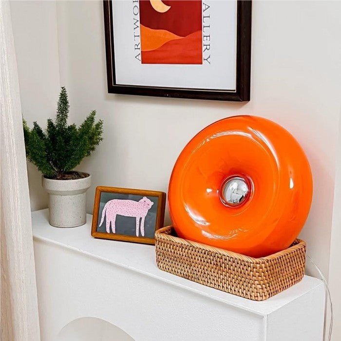 Bauhaus Deko Lampe – Donutform Für Wand Oder Tisch